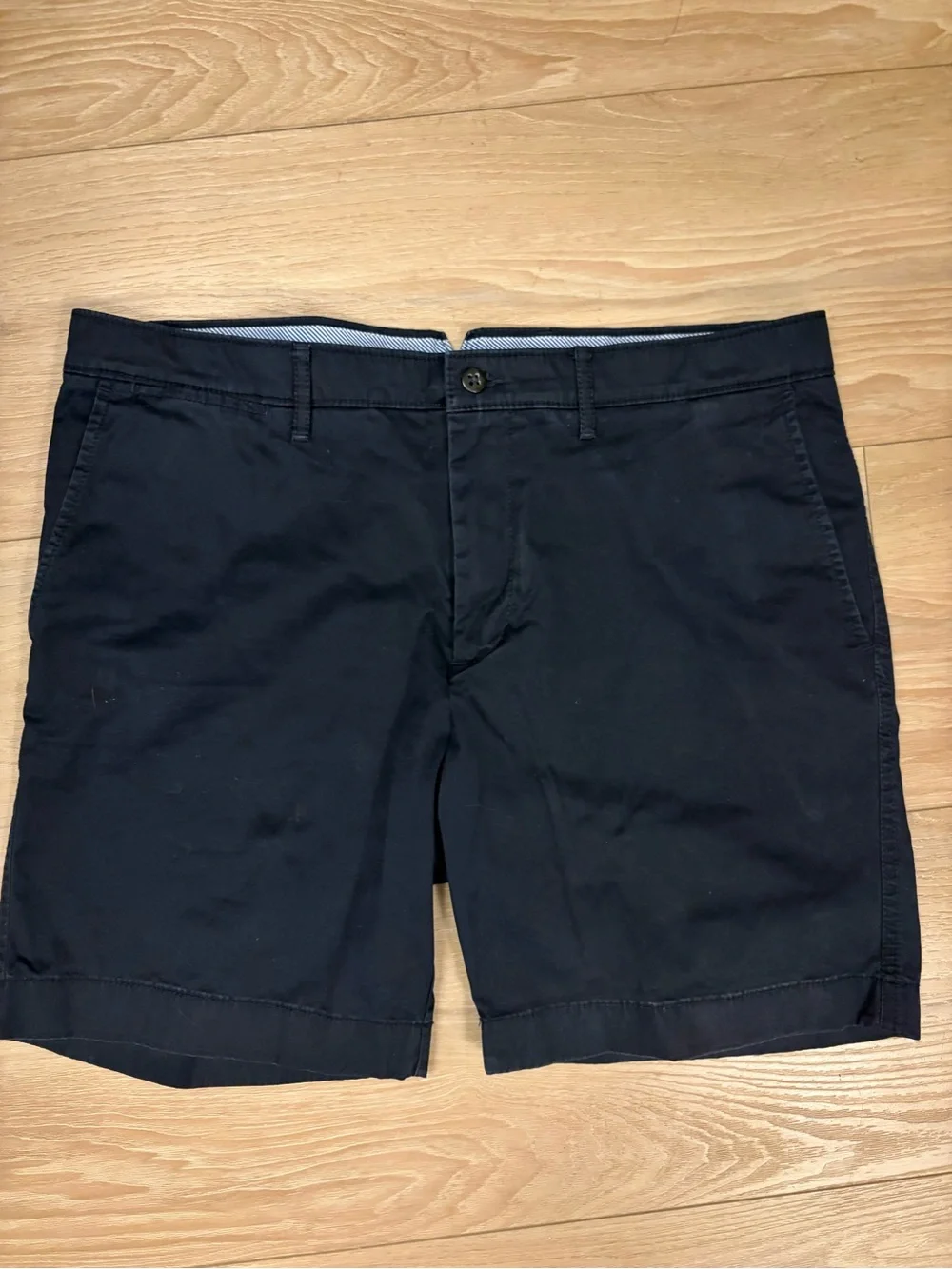 Daniel Cremieux Navy Flat-Front Men's Shorts